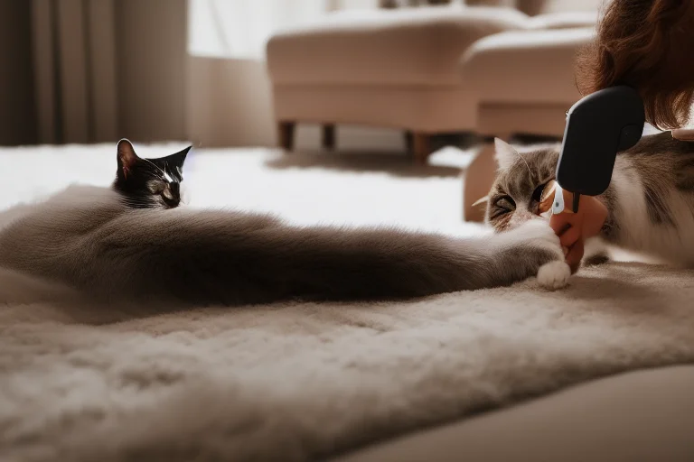 下班后的高强度互动游戏是消耗猫咪精力、调整作息的关键