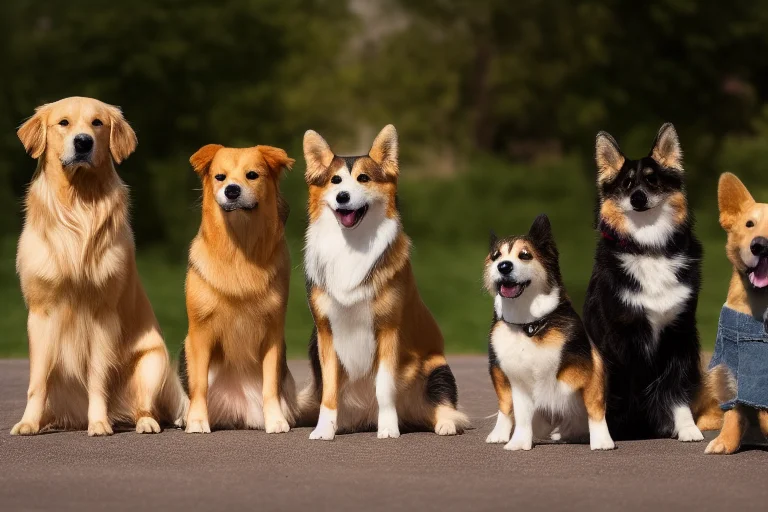 金毛、柯基、柴犬三大热门犬种外观对比