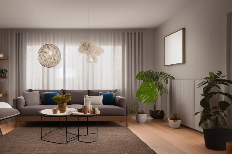 智能照明营造的温馨客厅氛围，展示了灯光对家居环境的巨大影响