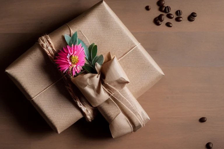 充满自然质感的礼物包装，本身就能体现送礼者的用心与品味。
